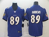 Nike Ravens 89 Mark Andrews Purple Vapor Untouchable Limited Jersey,baseball caps,new era cap wholesale,wholesale hats